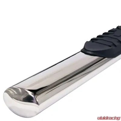 TrailFX 4 Inch Oval Straight Pol Stainless Steel Rocker Panel Mount Toyota Tacoma - 2950522051